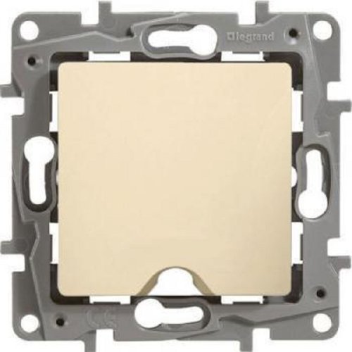 Вывод кабеля без рамки Legrand Etika слоновая кость картинка